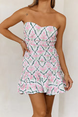 Dance My Way Mini Dress Green