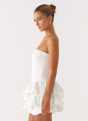 Marie Mini Dress - White